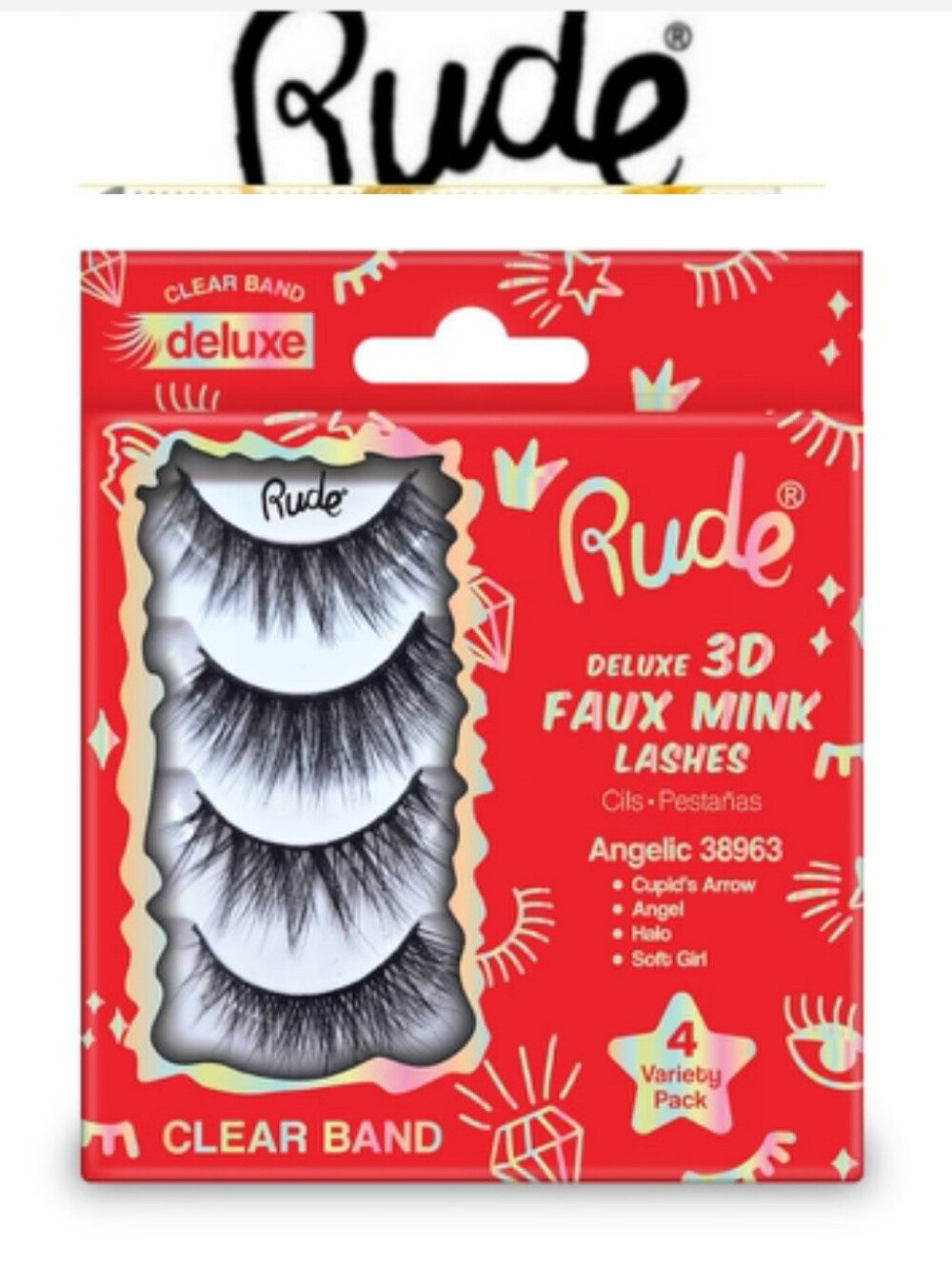 RUDE Deluxe 3D Faux Mink Lashes